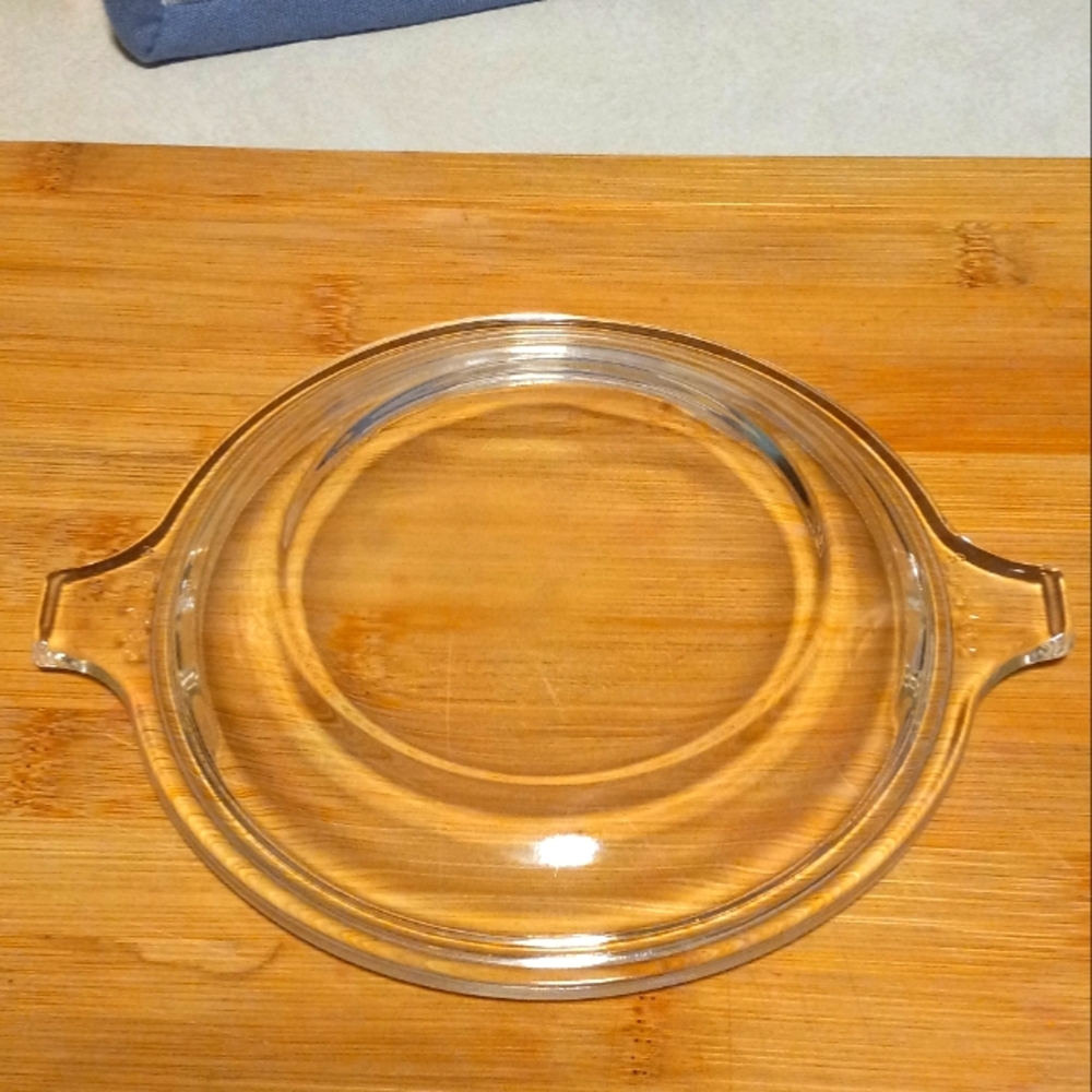 Vintage Pyrex Replacement Lid Clear Tabbed Glass 681-C-35